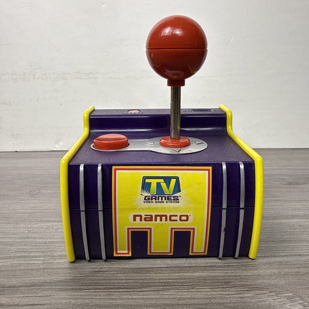 Namco Pac-Man 5-in-1 TV Plug N Play Game Jakks Pacific Arcade 2003‎ Tested Read